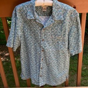 L. L. Bean Button Down Camp Shirt Size Medium